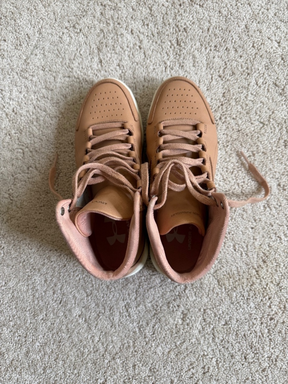 Under Armour Women’s Sneakers – Blush/Tan